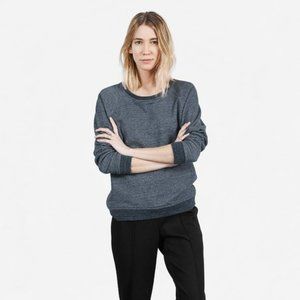 Everlane blue heather sweatshirt